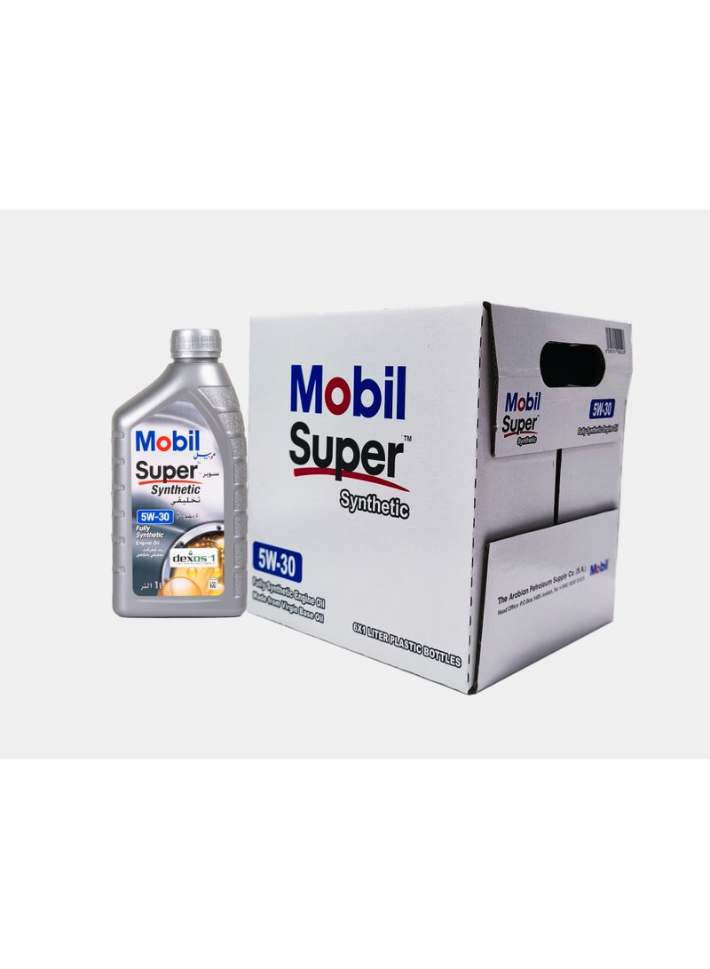 Mobil Super 5W-30 6x1L - Image 1